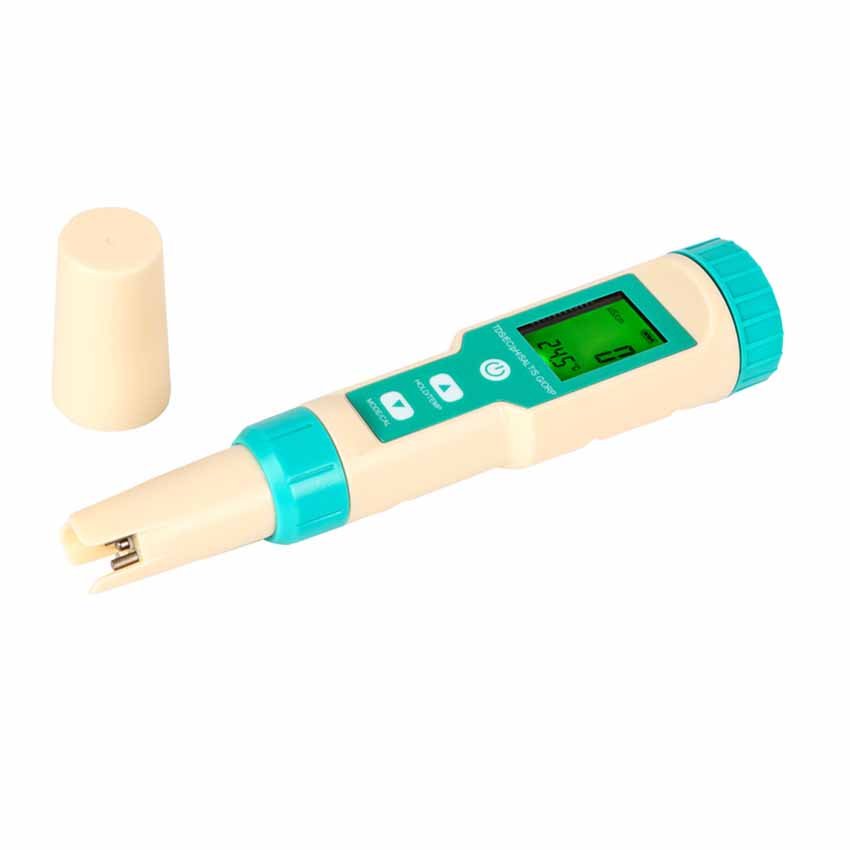 New pH pen 7 in 1 Multi-functional water quality test pen pH value TDS conductivity salinometer temperature specific gravity orp