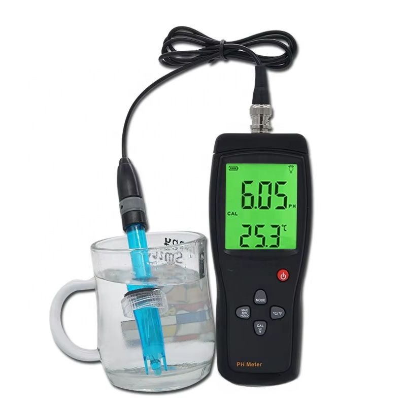 Low Cost Handheld pH Level Analyzer Portable pH Meter With Backlit For Pond Shrimp Farm Hydroponics School Use Swimming Pool
