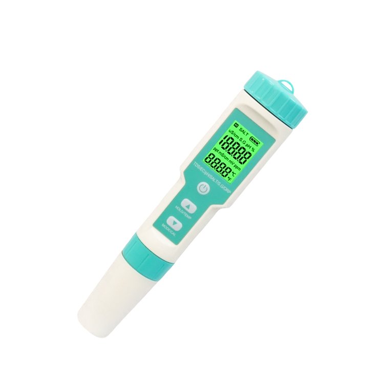 7 in 1 Convenient Digital PH meter/TDS/EC/Salinity/SG/ORP/TEMP Multifunctional Water Quality Tester PH Meter Pen