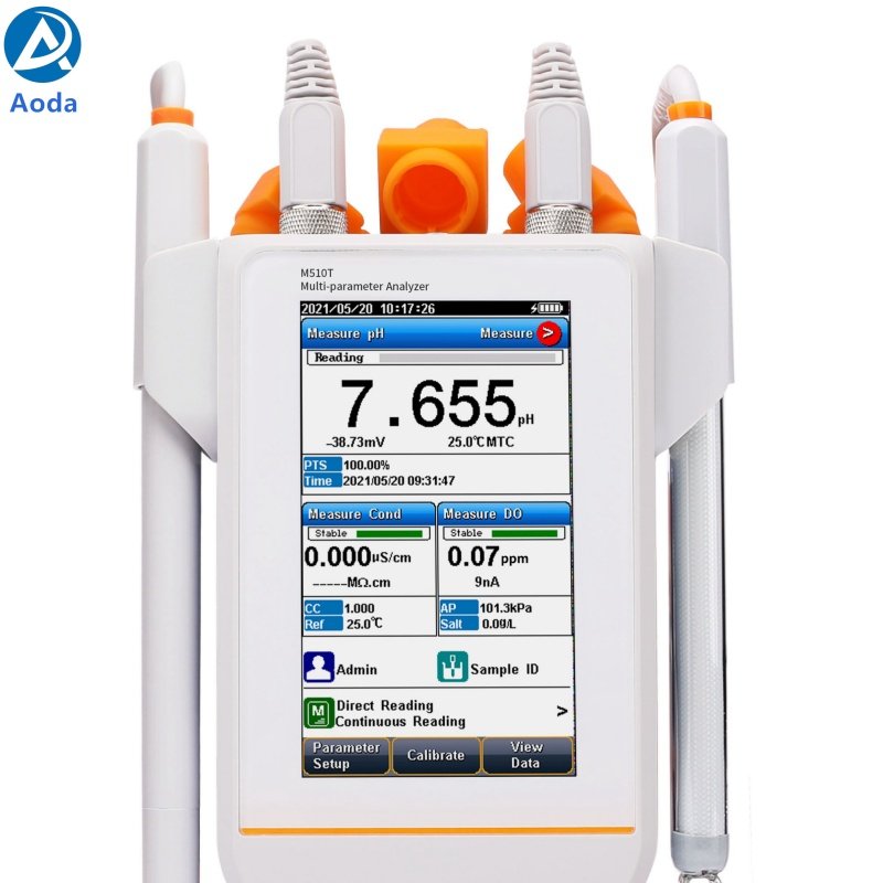 Aoda M510T Field water quality test Portable digital Multi-parameter water quality meter