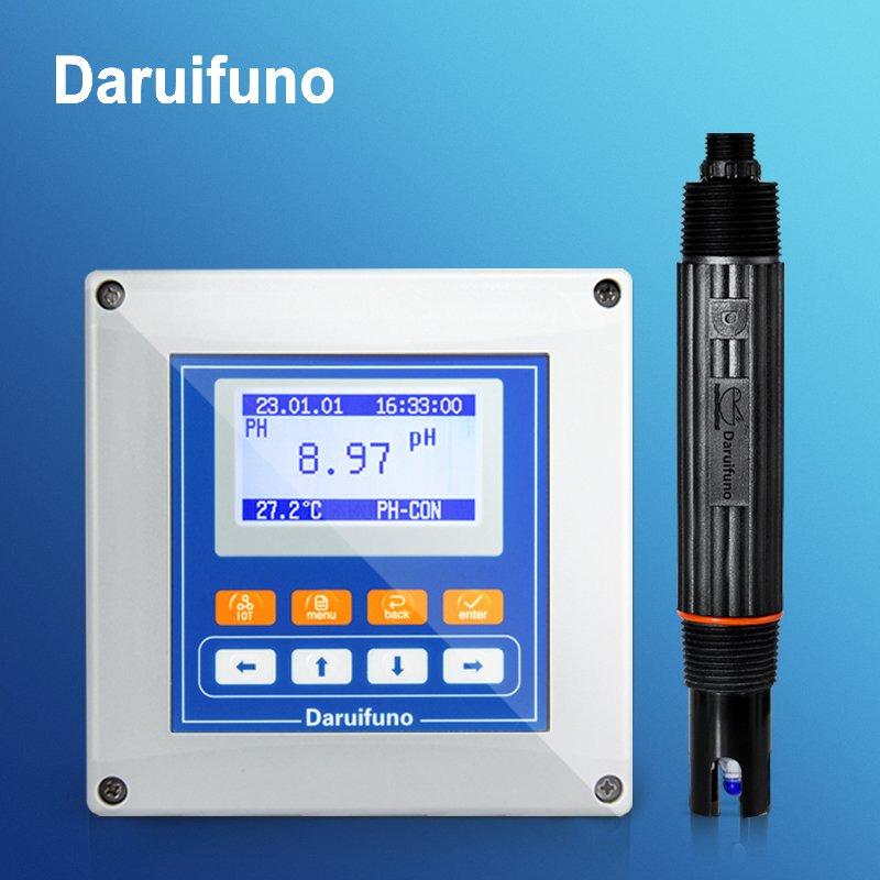 High Quality Online RS485 4-20mA Digital pH ORP Controller pH ORP Meter for Water