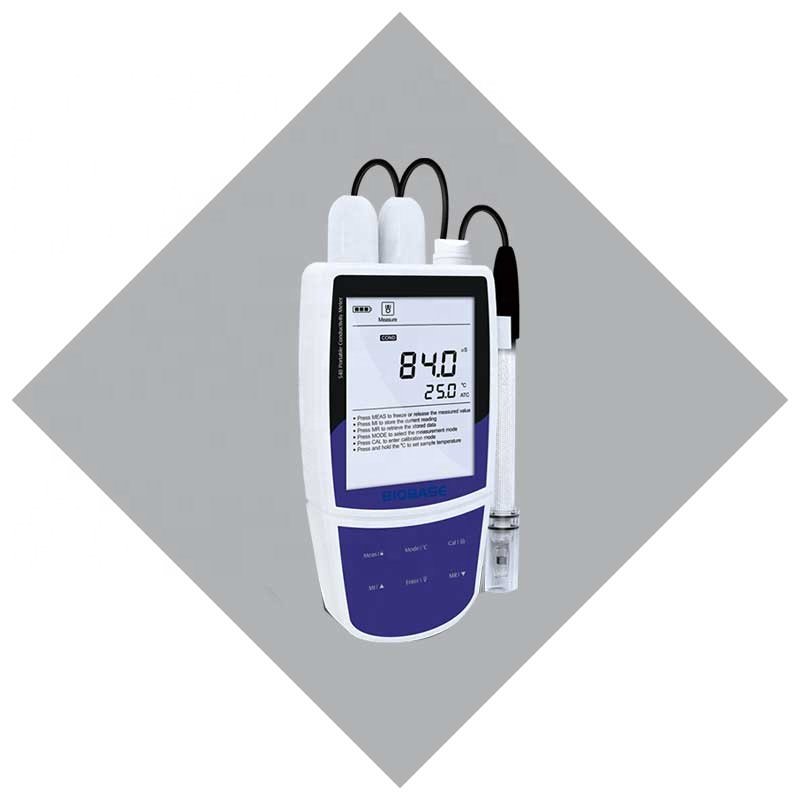 BIOBASE PH Meter Portable Conductivity TDS Salinity Laboratory Soil Ph Tester Ph Moisture Meter in stock factory price