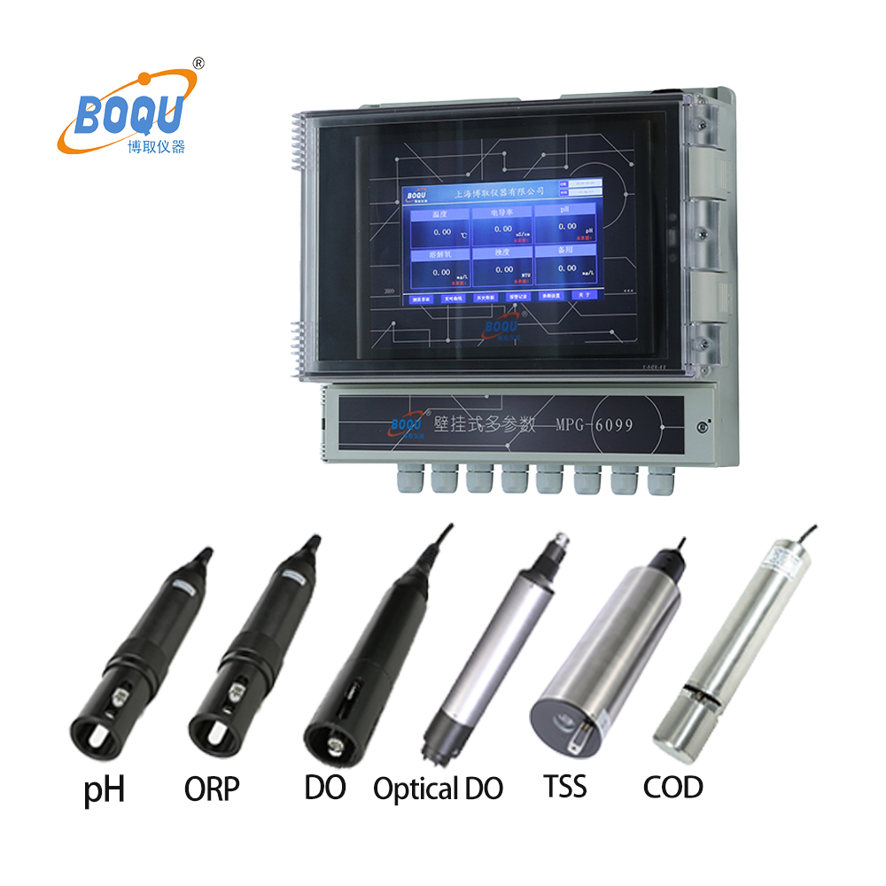 IOT MPG-6099 TSS DO EC Chlorine Ammonium Ion pH Real Time Multiparameter Water Quality Monitor Analyzer Meter System Price