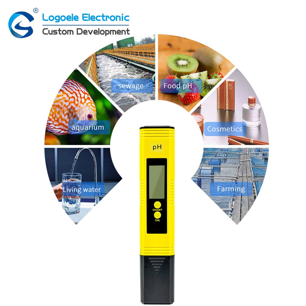 LCD Digital PH Water quality Pen Pocket Portable TDS Temp Tester PH Meter with ATC For Water