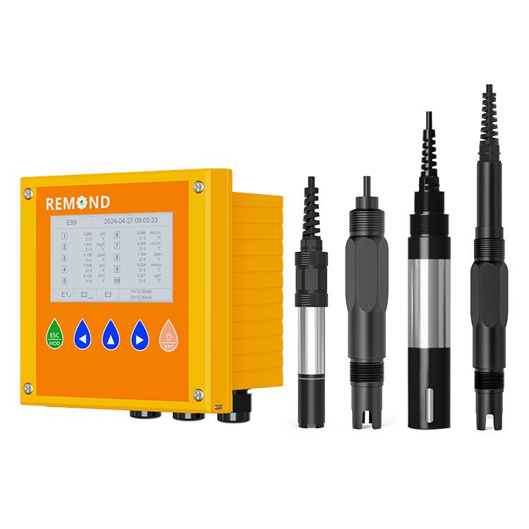 Online Self-Cleaning COD Sensor RS485 Chlorophyll Blue-Green Algae Color Oil in Water Turbidity Sensor Probe
