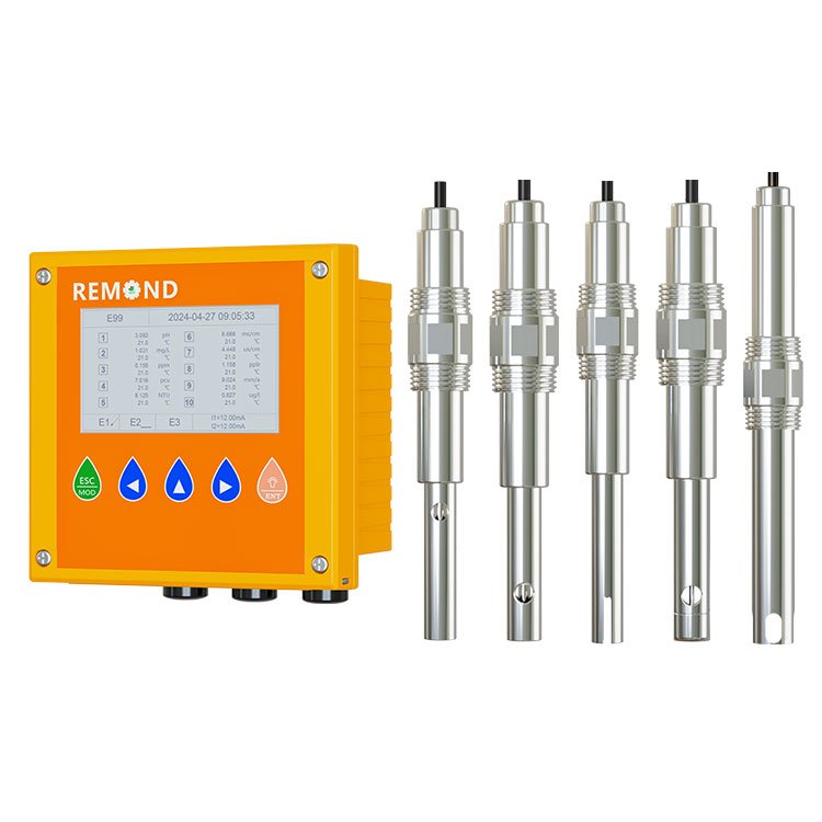 Online Self-Cleaning COD Sensor RS485 Chlorophyll Blue-Green Algae Color Oil in Water Turbidity Sensor Probe