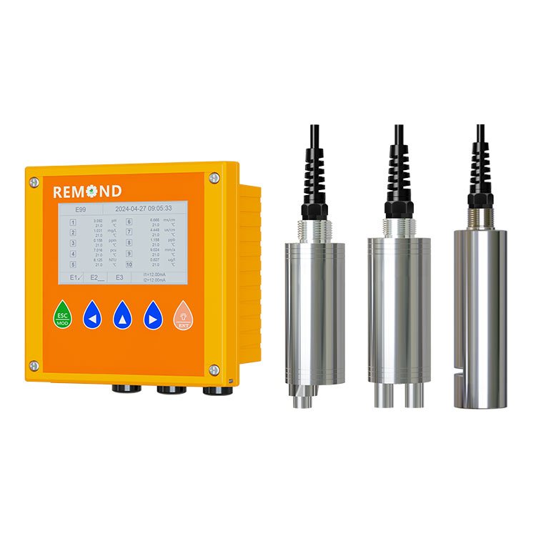 Online Self-Cleaning COD Sensor RS485 Chlorophyll Blue-Green Algae Color Oil in Water Turbidity Sensor Probe