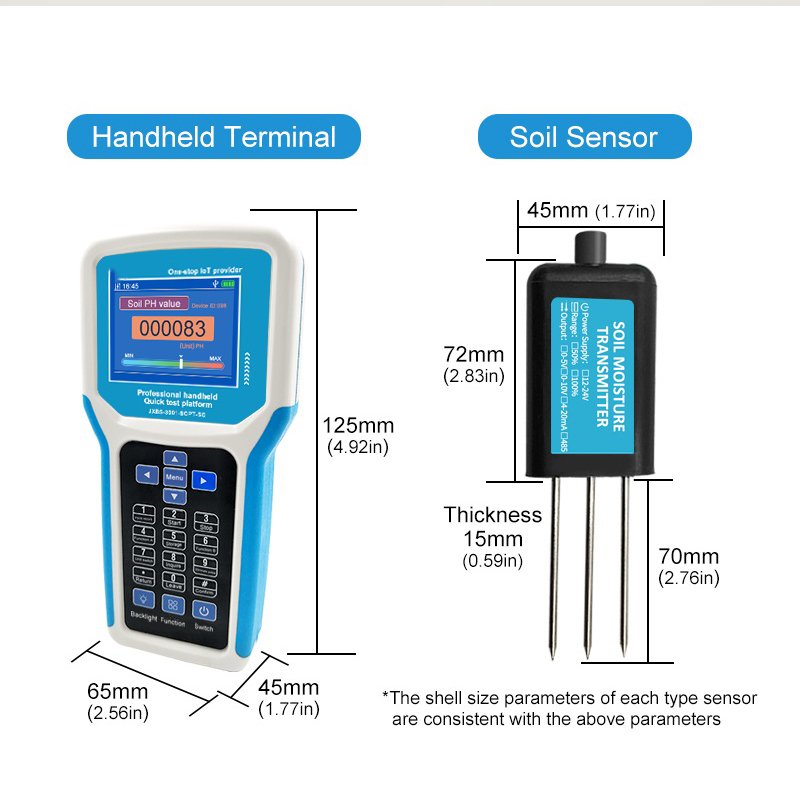 2024 new KRC JXBS-3001-SCY-PT handheld soil analyzer Npk Soil Tester Soil nutrient tester PH NPK EC TEMP/HUMI tester