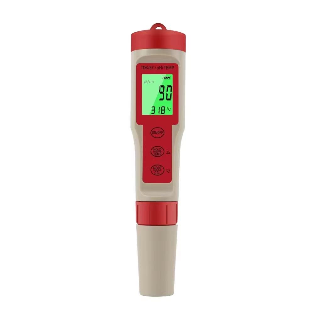 4 in 1 TDS/PH/EC/TEMP Water Quality Tester Pen Hight Quality Water quality Detector for Aquaculture