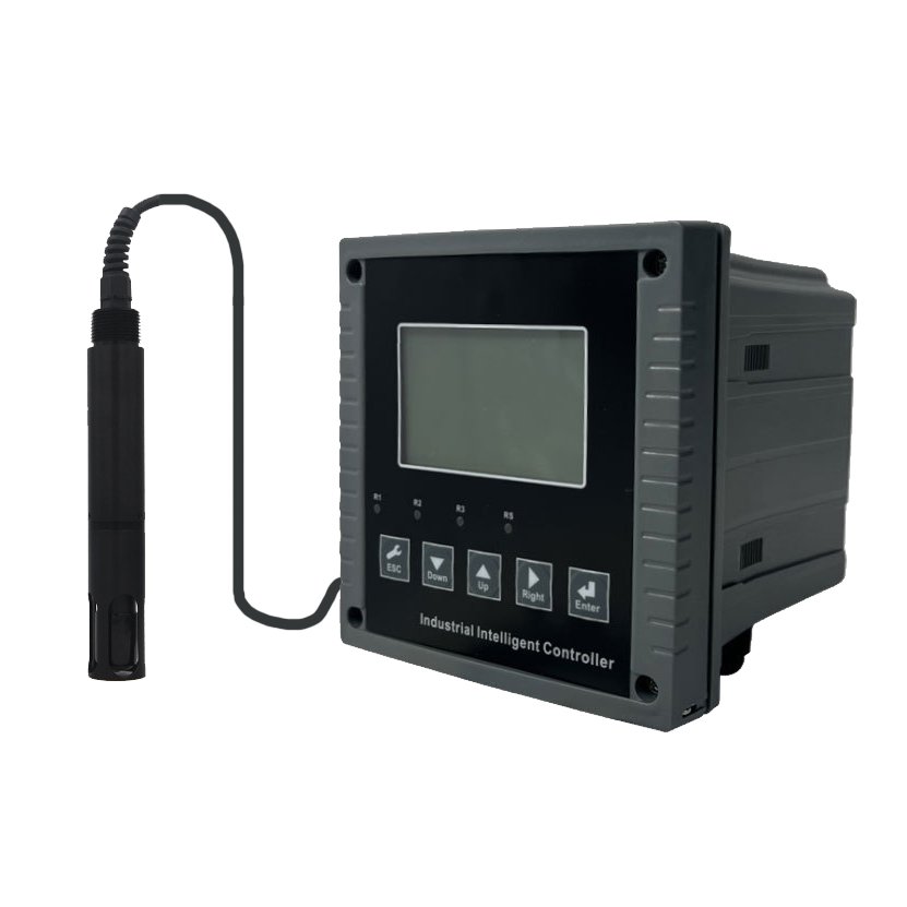 Cowater Digital PH Meter Land Base Aquaculture PH Tester with Monitor Indoor Fish Farming RAS System Nitrite Sensor