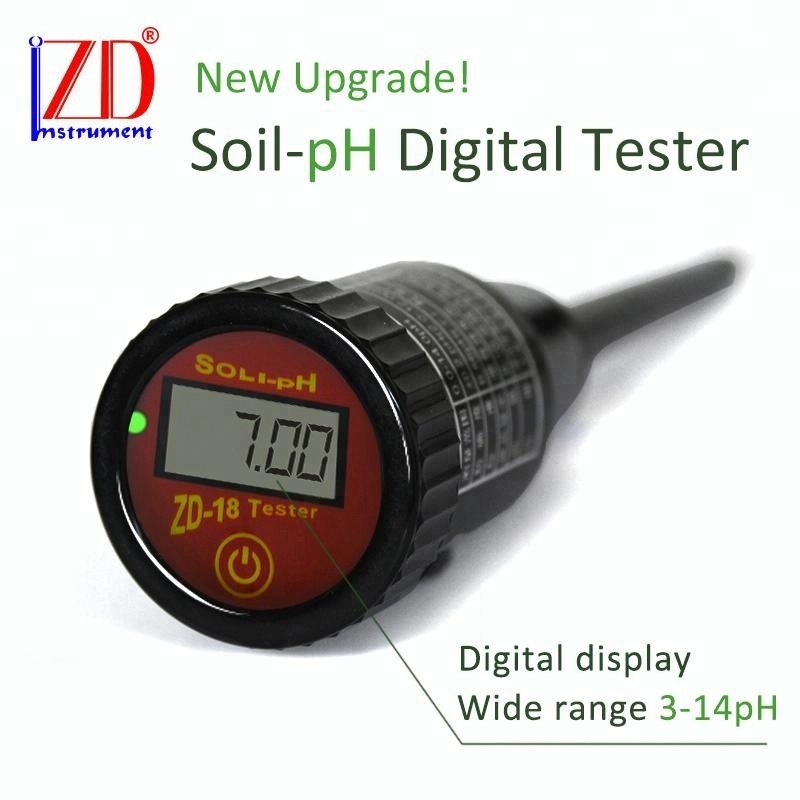 portable digital soil pH meter sensor tester