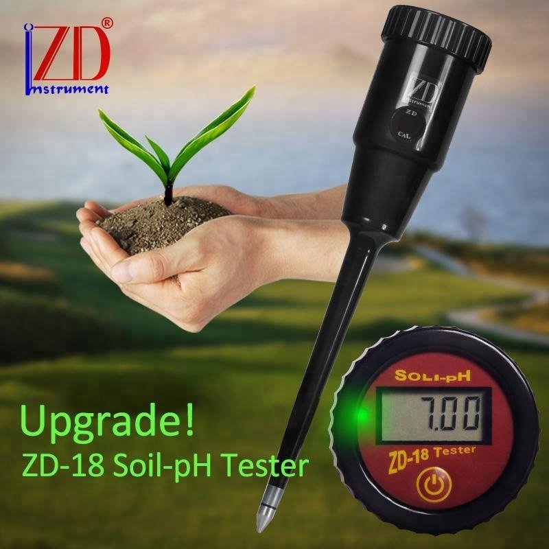 portable digital soil pH meter sensor tester