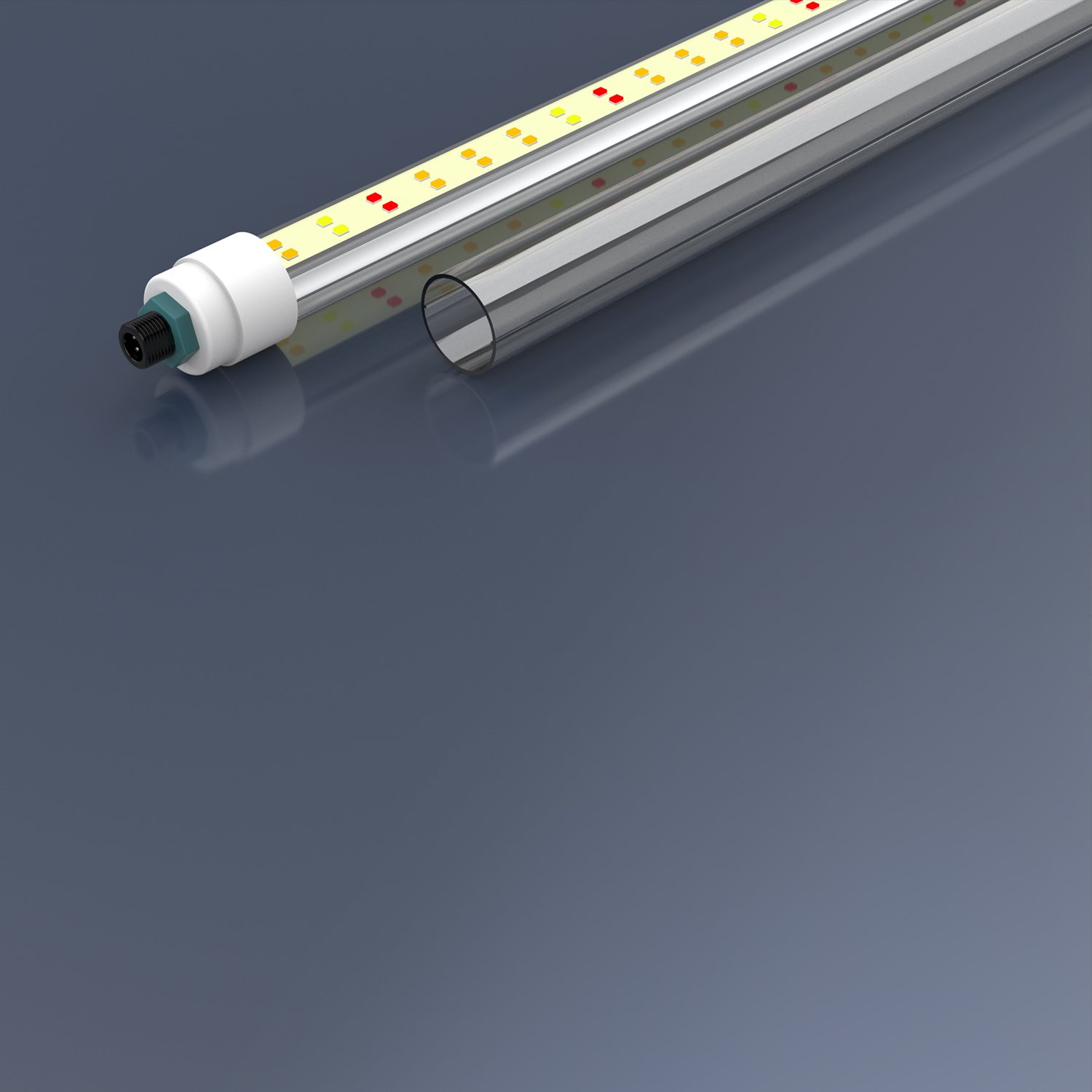 Phlizon Led Grow Light 2ft 3ft 4ft t8 High Output Hydroponics t10 Led Tube Grow Light For Greenhouse