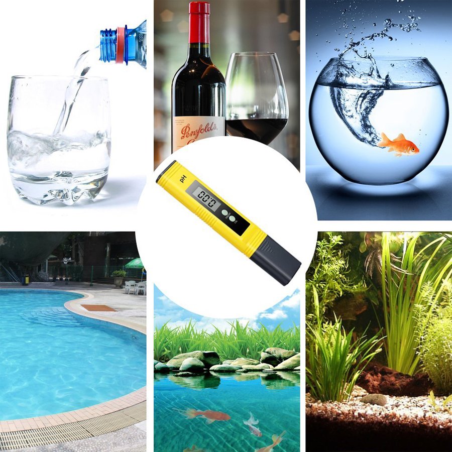 High Accuracy 0-14 pH Tester Acidity Meter PH Water Meter For Drinking Water Pool