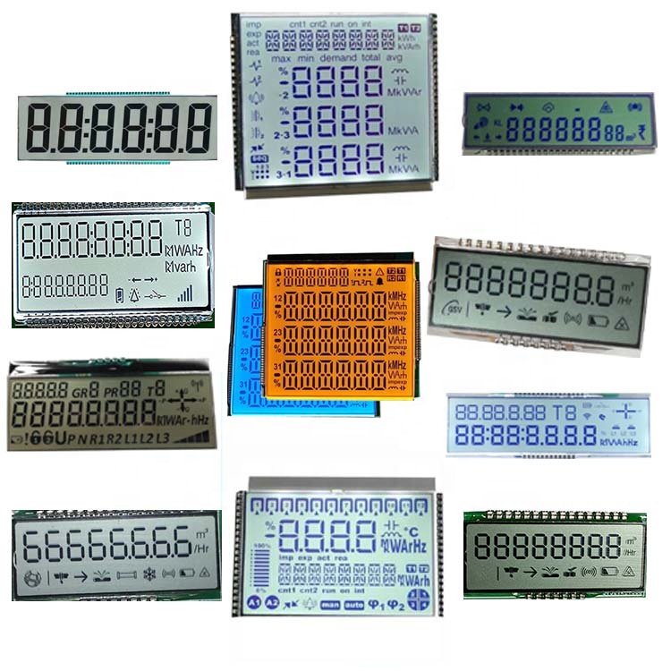 Factory Customized Tn Stn Fstn Va Htn 7 Segment Glass Display Portable Lcd Digital Ph Meter Tds Ec Water