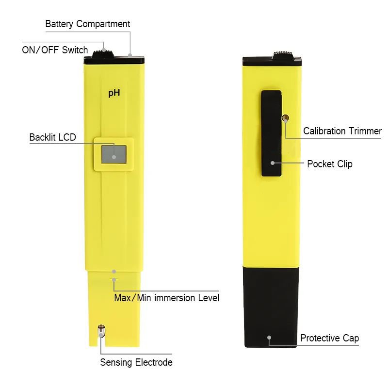 Digital Pocket Pen Type Portable PH Meter OEM PH Tester for Wholesale