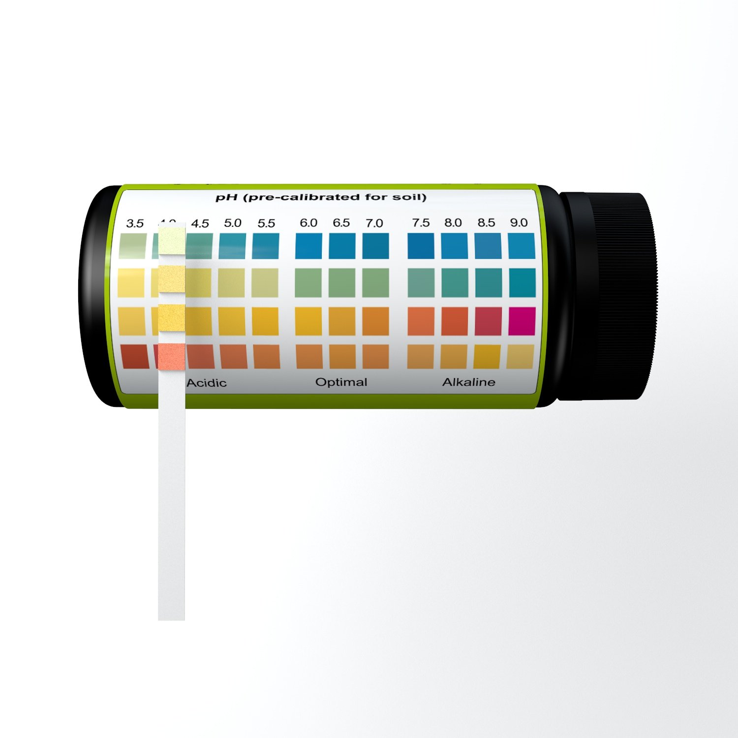100%accuracy soil ph test strips hydroponics solution soil pH meter 3.5-9 pH test kit for vegetables plants OEM