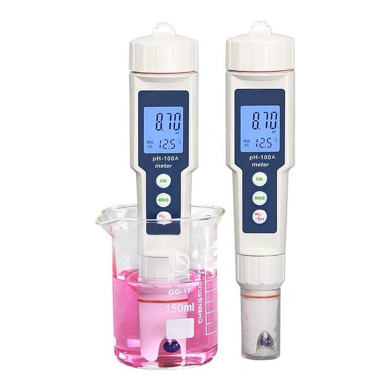 HAIJU LAB Testing Chemical Portable Digital PH Meter with Calibration,High Accuracy For Tester Aquarium Pool,Water, Wine,Urine