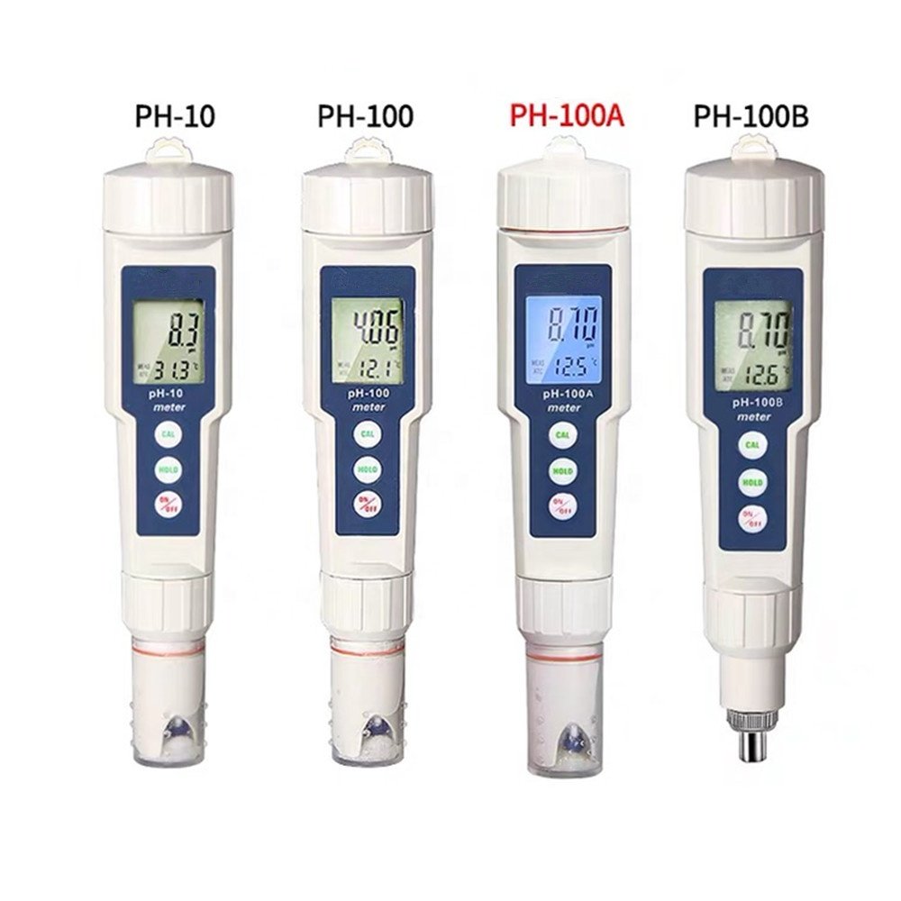 HAIJU LAB Testing Chemical Portable Digital PH Meter with Calibration,High Accuracy For Tester Aquarium Pool,Water, Wine,Urine