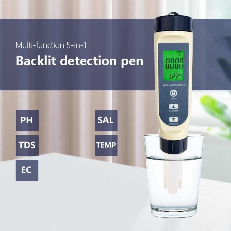 Multi-parameter Monitor Pen Type Ph Meter Ph/ec/tds/salt/temp Water Quality Meters