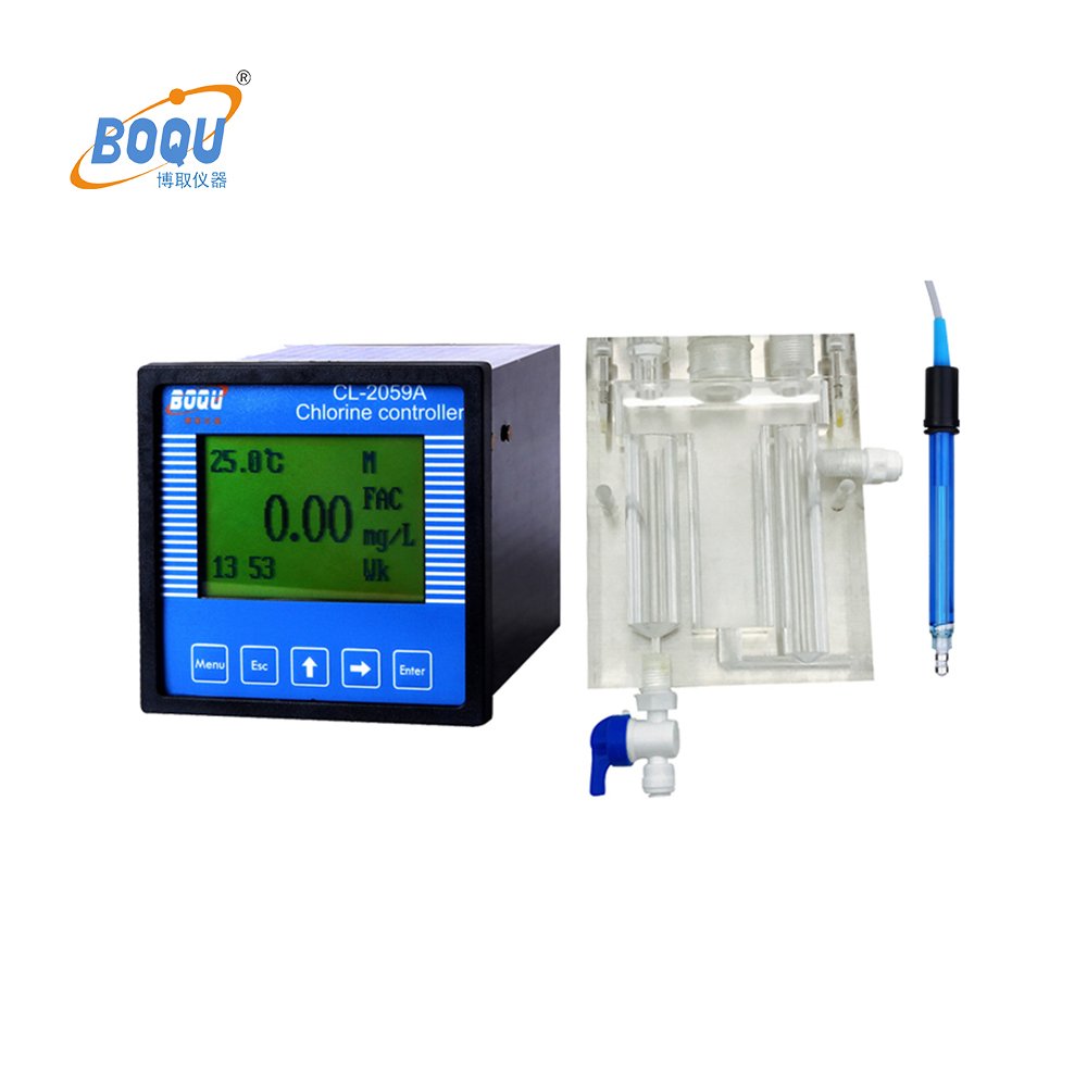 BOQU CL-2059A water purification, industrial pure water, swimming pool disinfection residual chlorine continuous monitoring