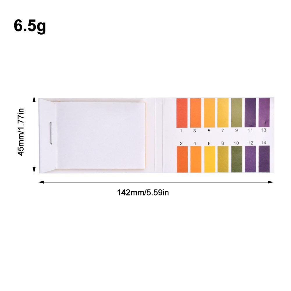 Universal Red litmus ph meter test strips paper full range from 1-14
