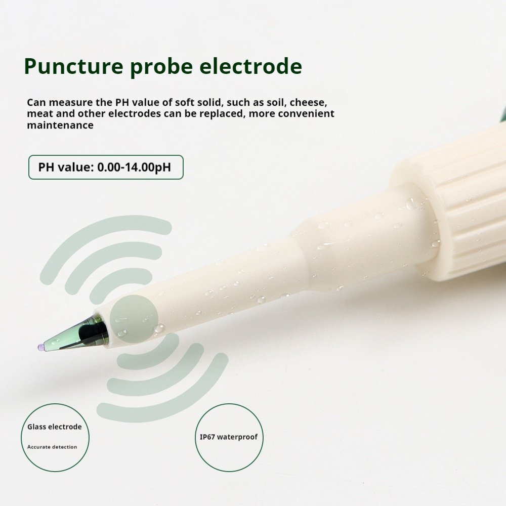 Accurate Digital pH Tester for Measuring Acidity in Cheese Meat Cosmetics and Dough