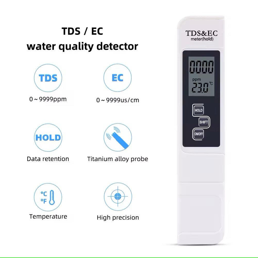 Good Quality Digital Pen Type TDS & EC Meter Multifunction Water Quality Tester