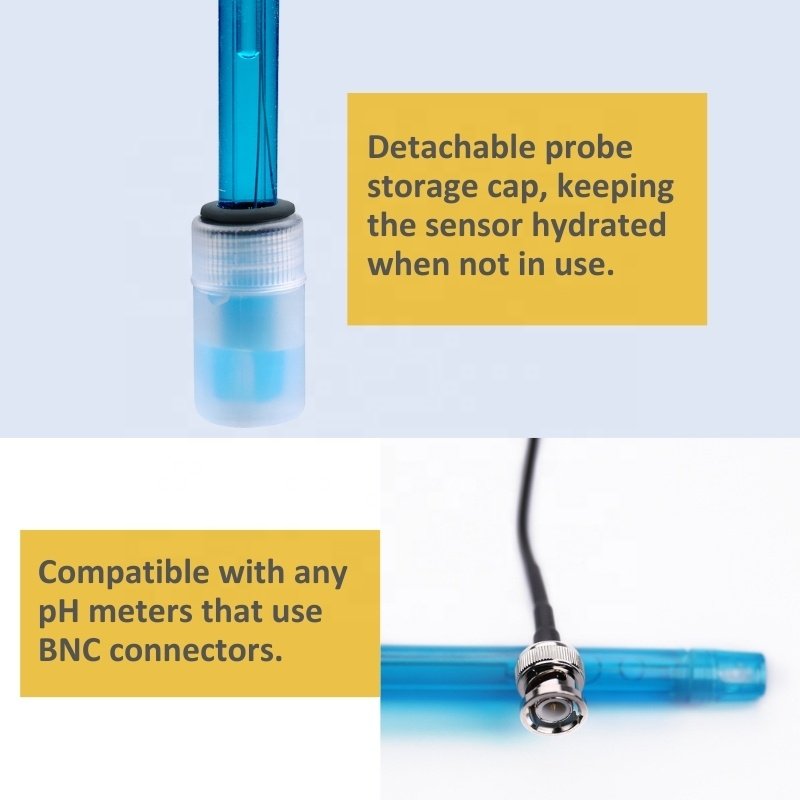 Platinum Ring Redox Sensor With Gel Electrolyte PC Material Waterproof BNC Connector ORP Electrode For Swimming Pool Spa Hot Tub