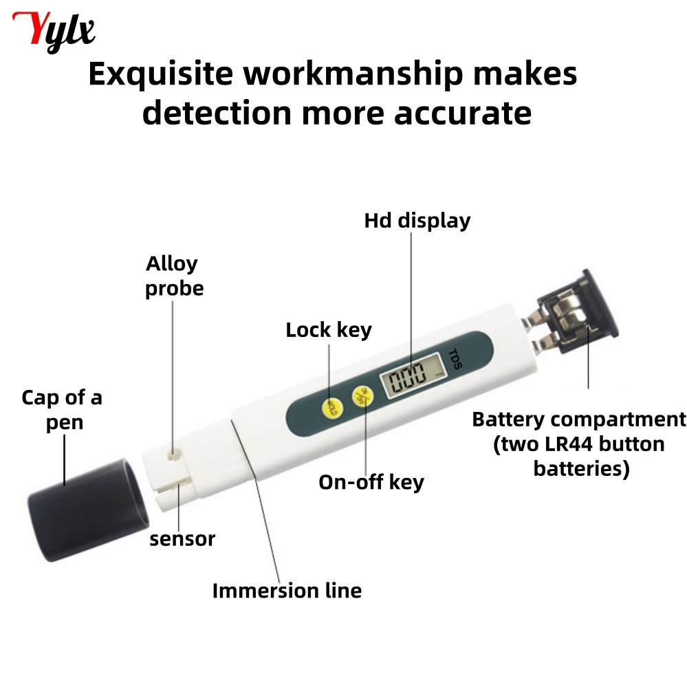 Stock Available tds Test Pen 0-9990ppm Tds Meter pen Type PPM Aquarium Filter Water Quality Test for Home