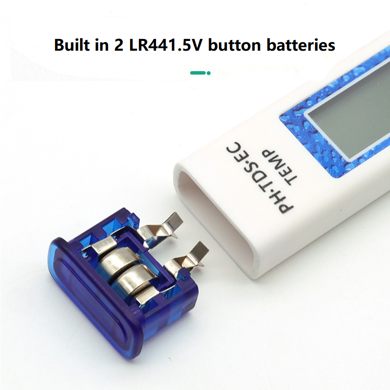 New 4-in-1 Water Quality Test Pen TDS EC PH TEMP Meter for Home Swimming Pools and Aquaculture
