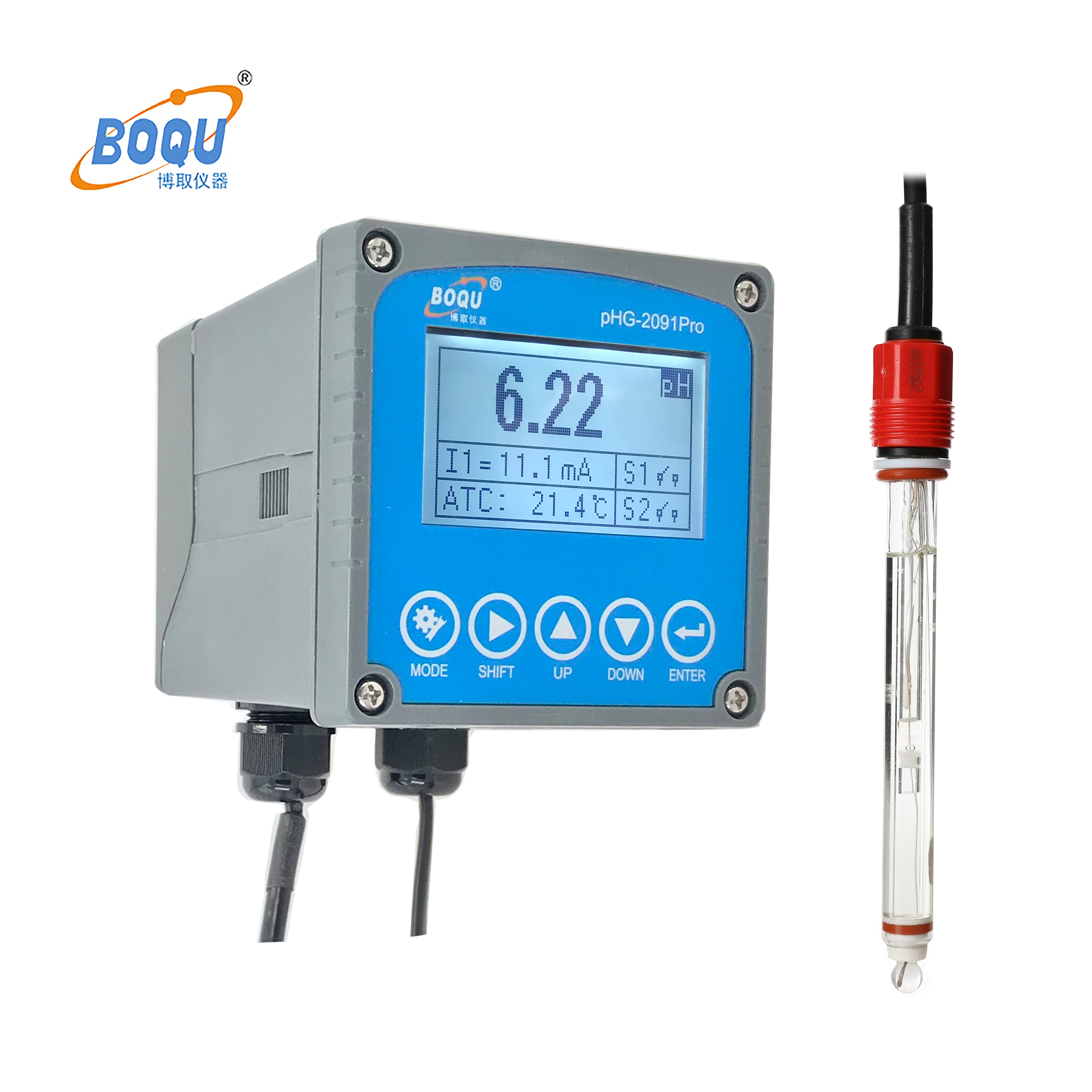BQOU Online phg-2091pro ph/orp sensor for fish pond ph sensor transmitter