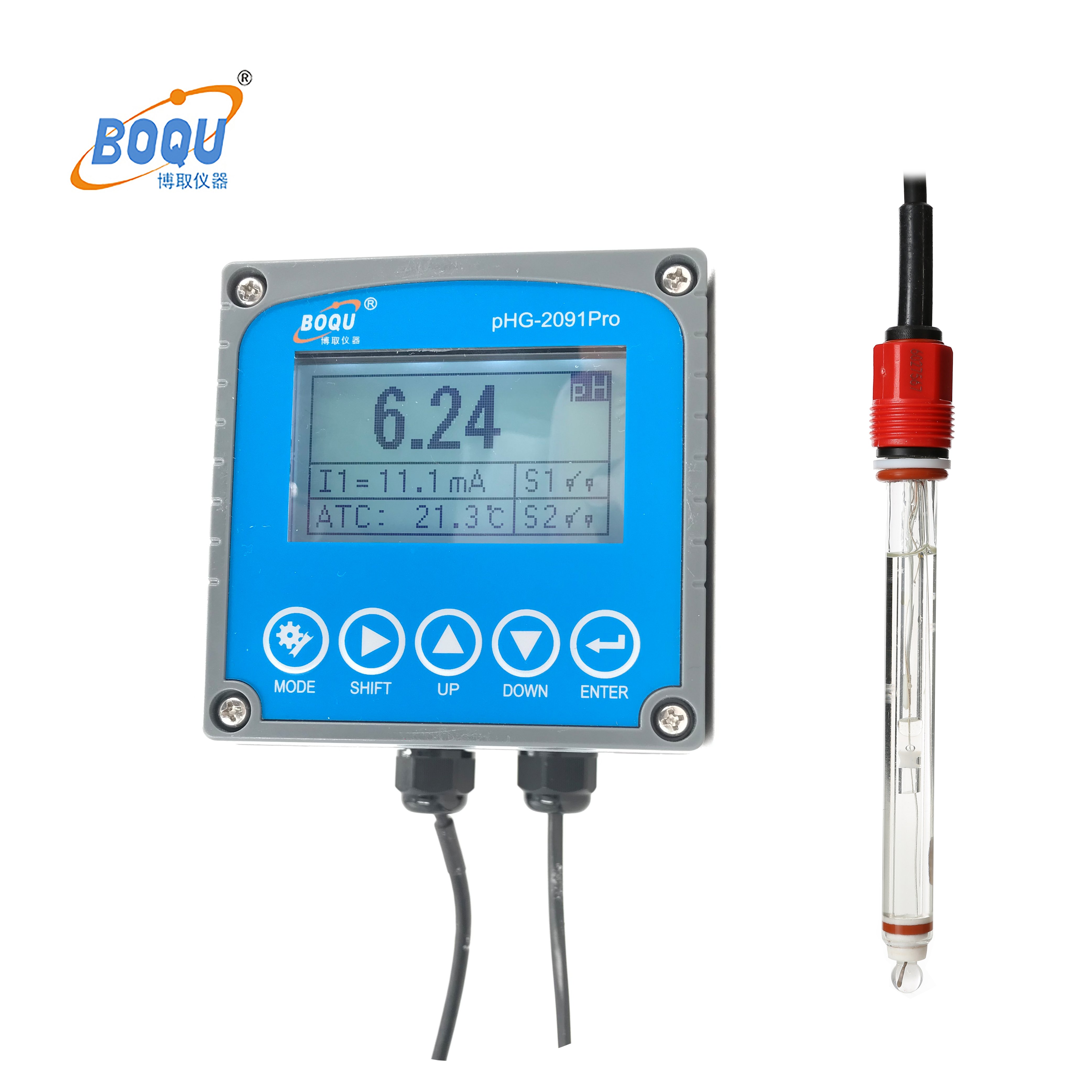 BQOU Online phg-2091pro ph/orp sensor for fish pond ph sensor transmitter