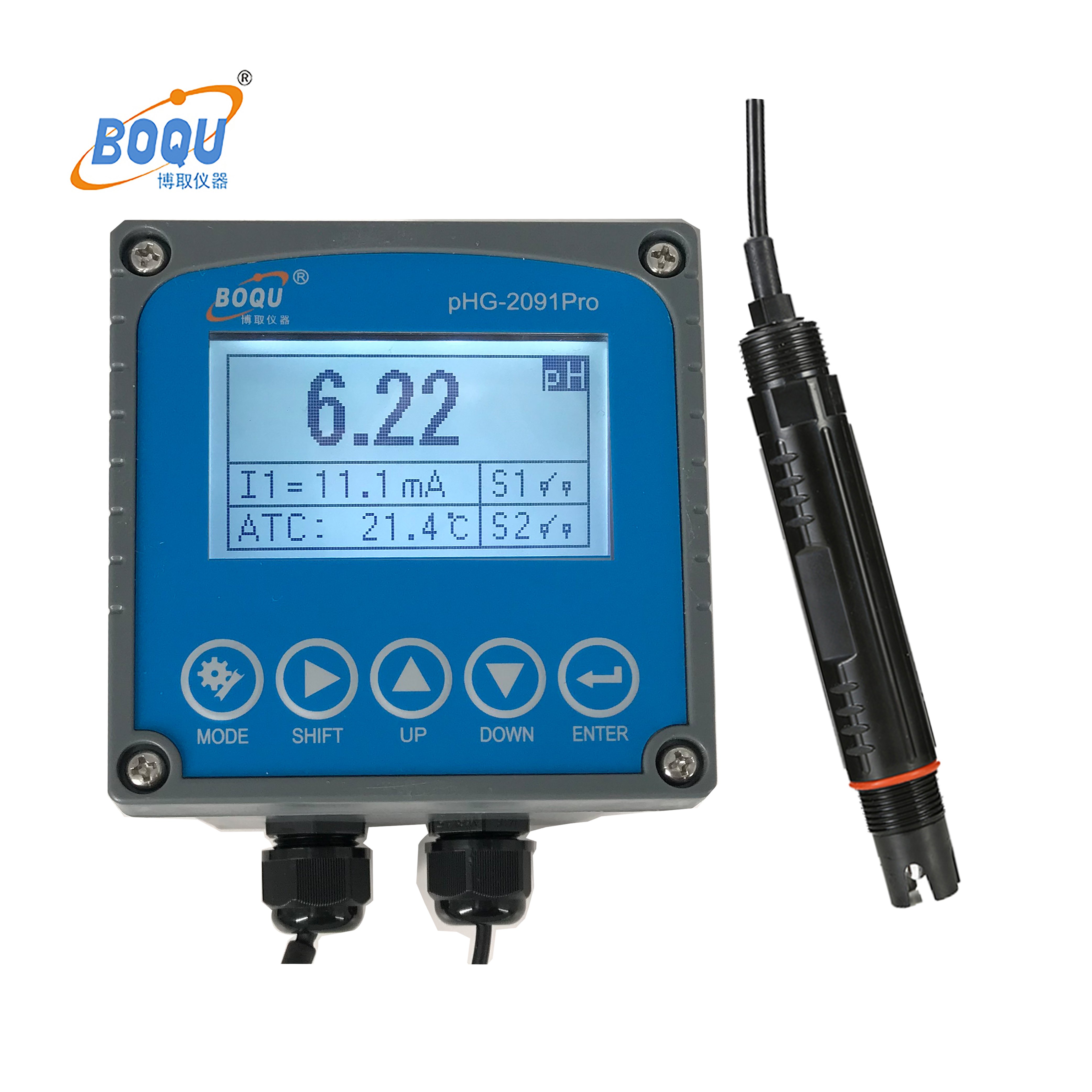 BQOU Online phg-2091pro ph/orp sensor for fish pond ph sensor transmitter
