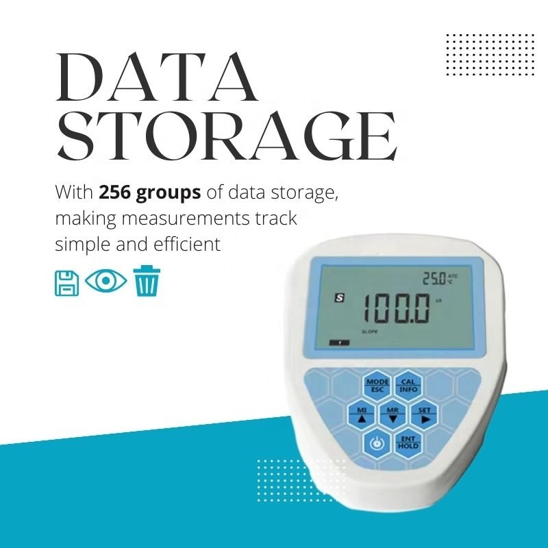 Basic Benchtop Conductivity Meter Kit With Data Hold ATC Function CE Certified Can Be Used As Portable EC Analyzer TDS Meter