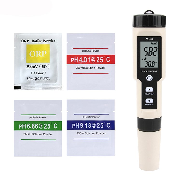 Multifunction portable 4 in 1 water quality tester ORP digital ph meter