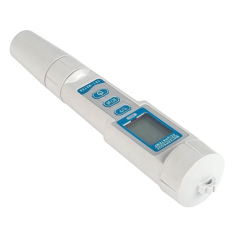 digital 3 in 1 PH/EC/TEMP tri-meter water tester meter with ATC function