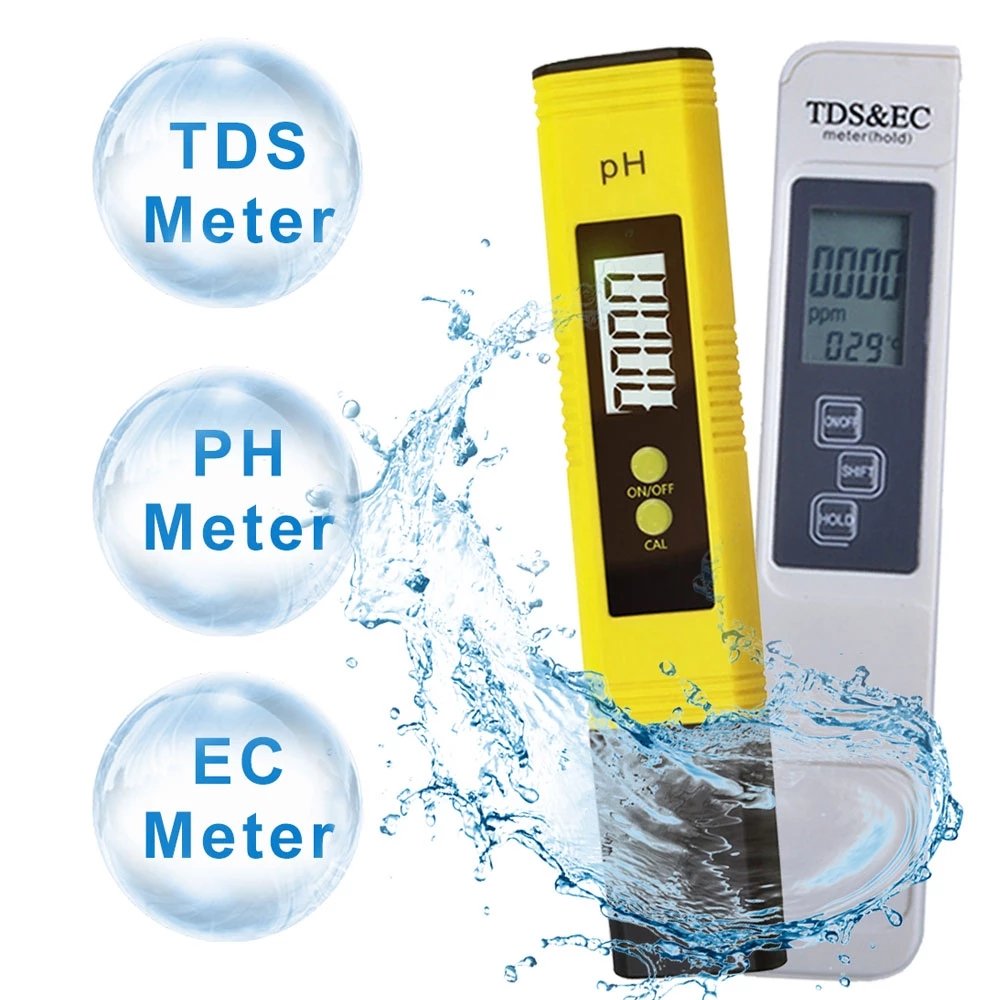 HAIJU LAB Digital pH and TDS Meter Combo High Accuracy pH Meter TDS EC Tester