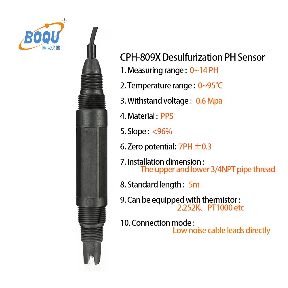 Industrial Desulfurization pH Sensor CPH-809X