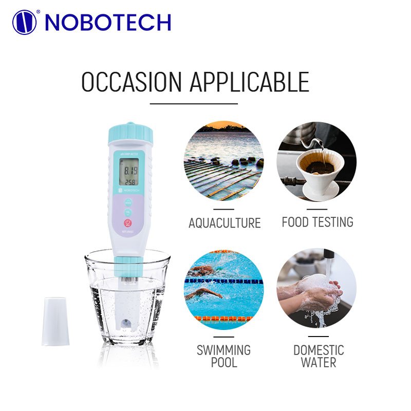 NOBOTECH Portable ph meter for laboratory NPT-PH101 pen type ph meter portable pH test pen for tap water