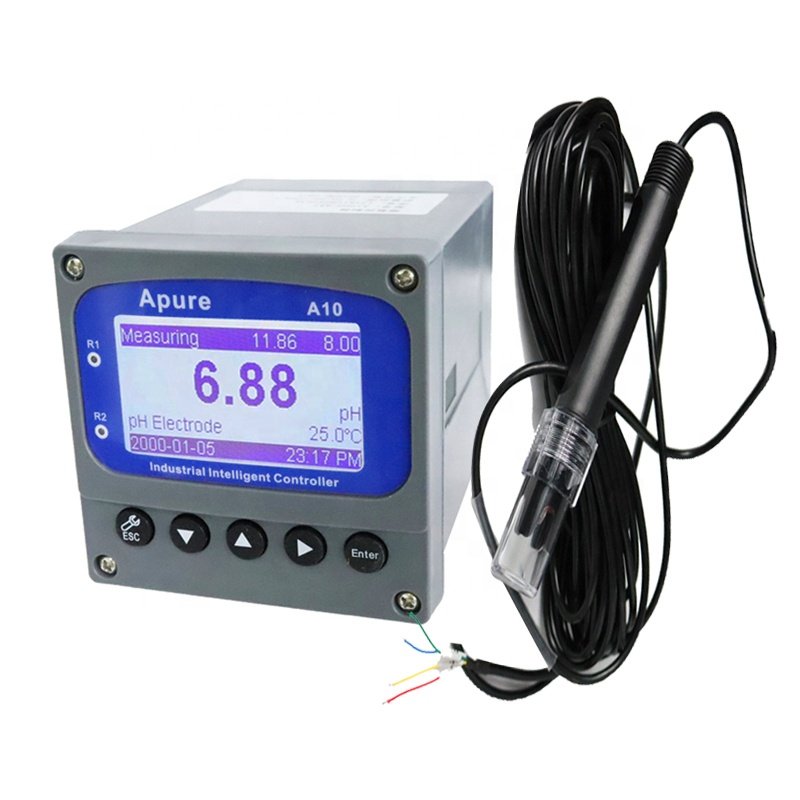 Online Automatic Hydroponic Aquarium Digital Soil EC PH Controller Monitor Orp Ph Meter Probe For Waste Water Treatment