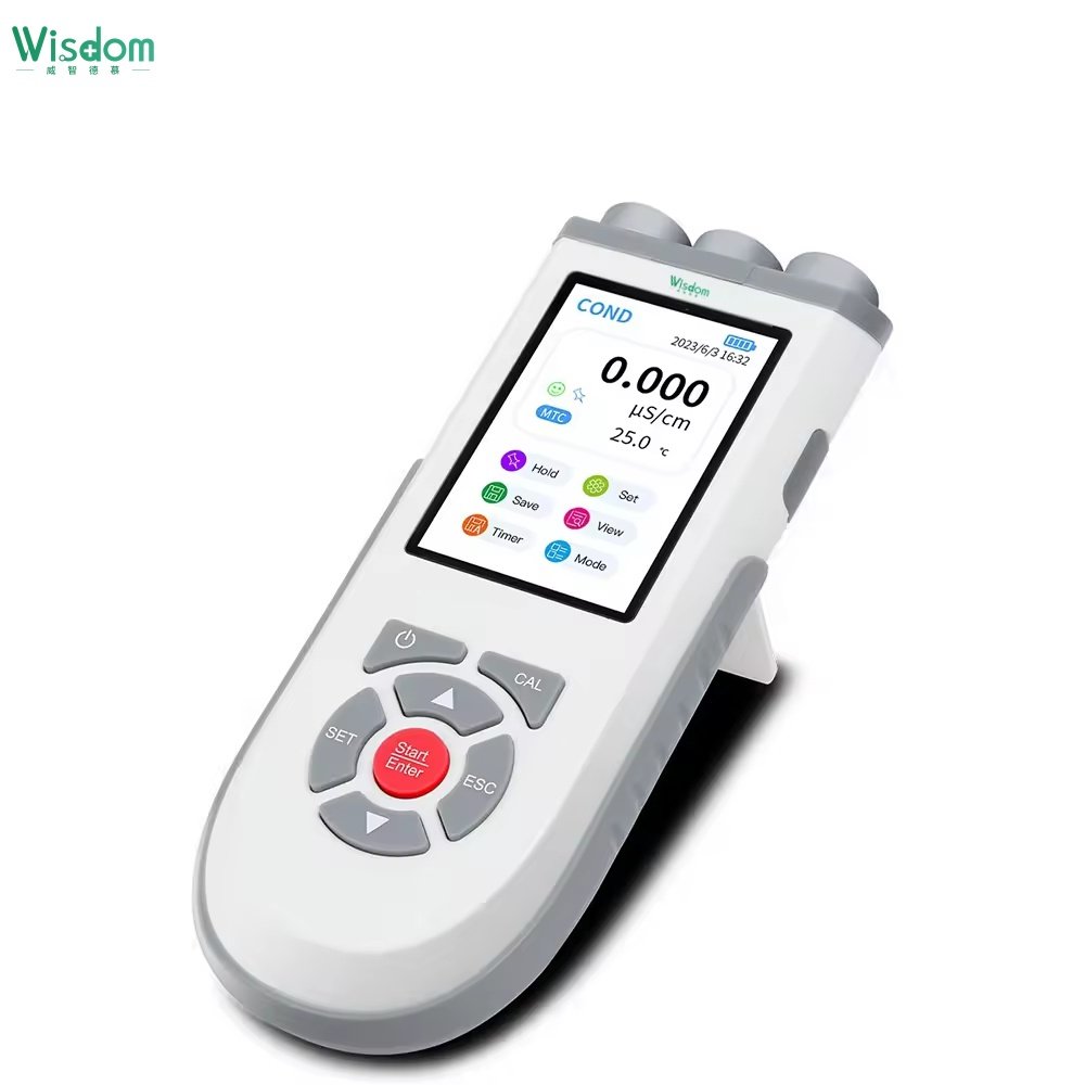 WISDOM DPH 10 Portable PH Meter Digital 3.5-inch TFT Display Laboratory PH Meter For Soil