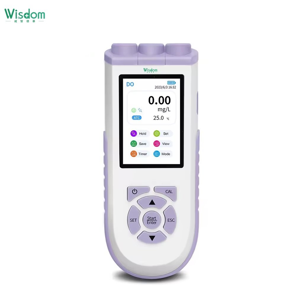 WISDOM DPH 10 Portable PH Meter Digital 3.5-inch TFT Display Laboratory PH Meter For Soil