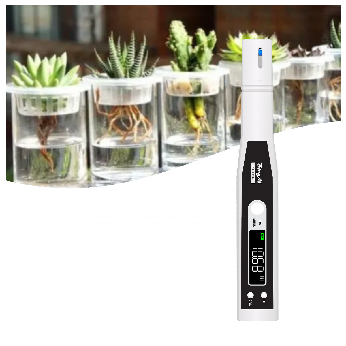 New Portable pH meter for water Pen Type Tester accuracy 0.01 automatic calibration ph