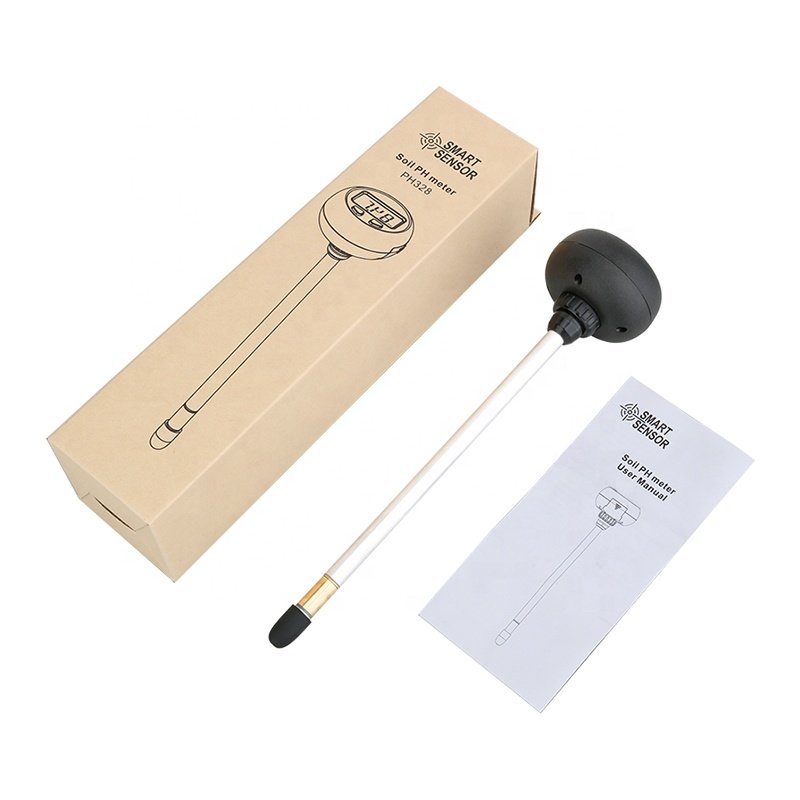 Smart Sensor PH328 Digital Soil PH Meter Plant Flower Agriculture Orchard PH Value Tester with Temperature Moisture Measurement
