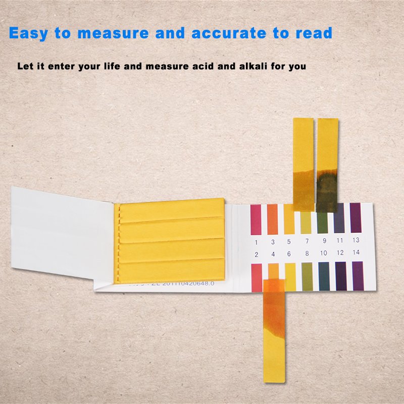 Factory Quick PH Test Strips Saliva Urine Water Soil Pool Tank Testing Full Range 1-14 PH Meter lab PH Test Paper Strip