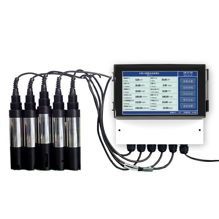 Multiparameter Water Quality Meter pH Electrode EC Sensor DO sensor Turbidity Sensor pH Probe for Water Treatment