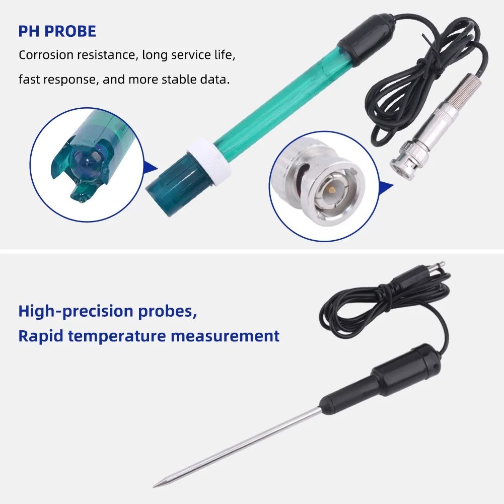 PHS-3C High Accuracy Bench Top Laboratory Ph Meter Digital Electrodede Ph Meter Sensor 2 in1 water quality tester