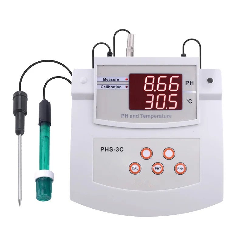 PHS-3C High Accuracy Bench Top Laboratory Ph Meter Digital Electrodede Ph Meter Sensor 2 in1 water quality tester