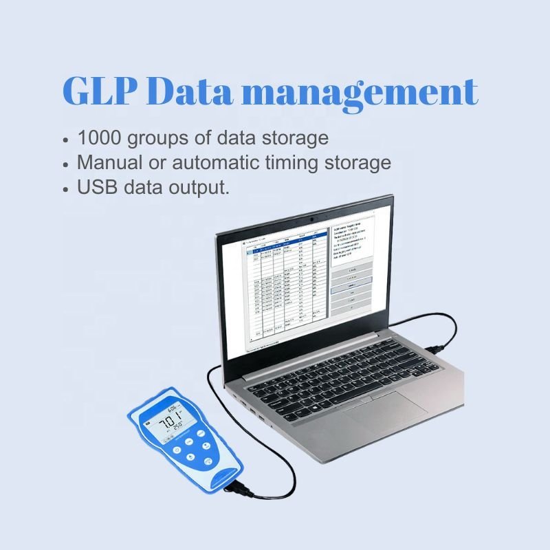Upgraded Portable Multi-Parameter Water Quality Meter As pH Meter And Conductivity Meter Simultaneously Testing With Data Logger